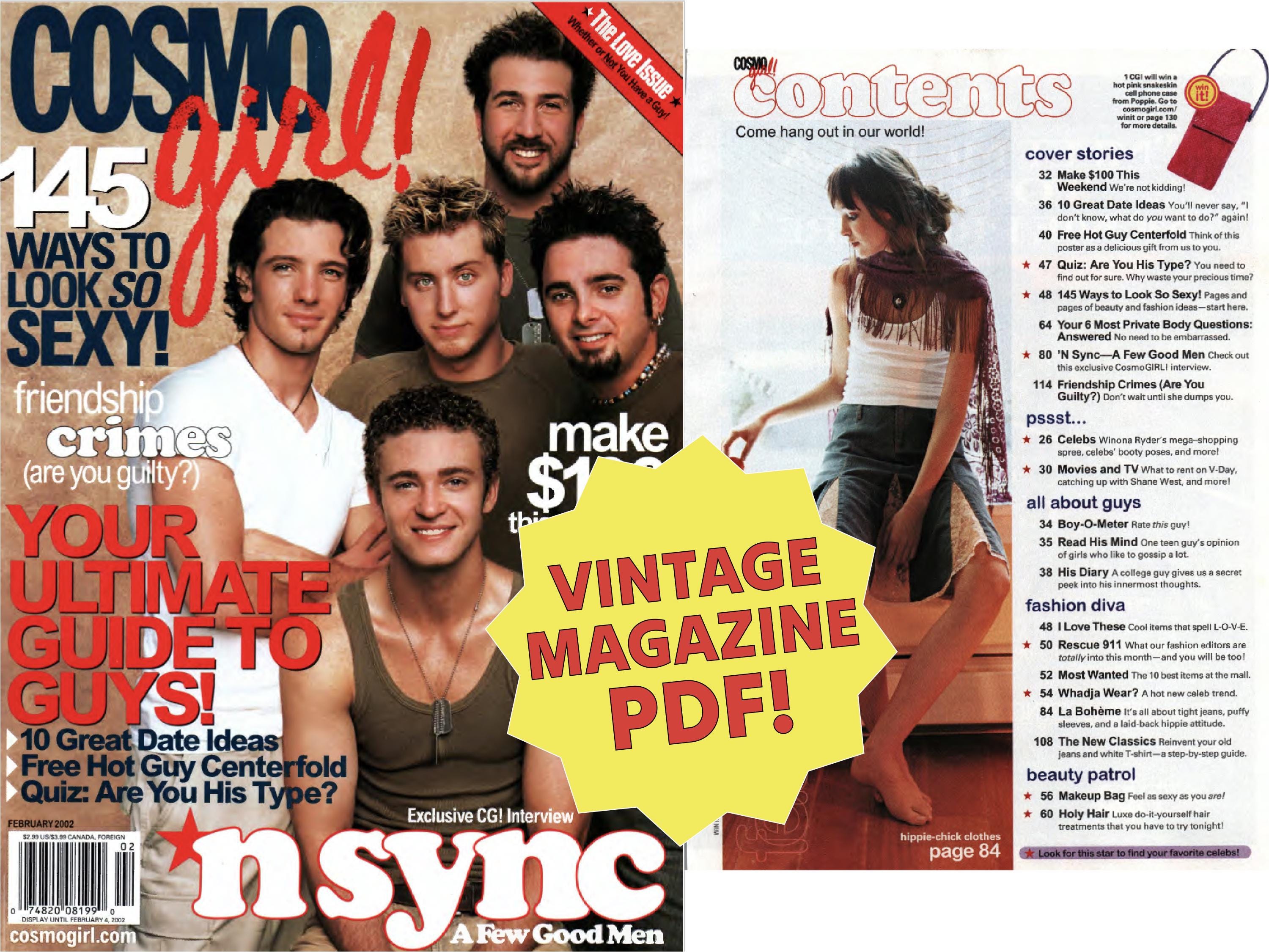 Cosmo Girl Magazine - Etsy