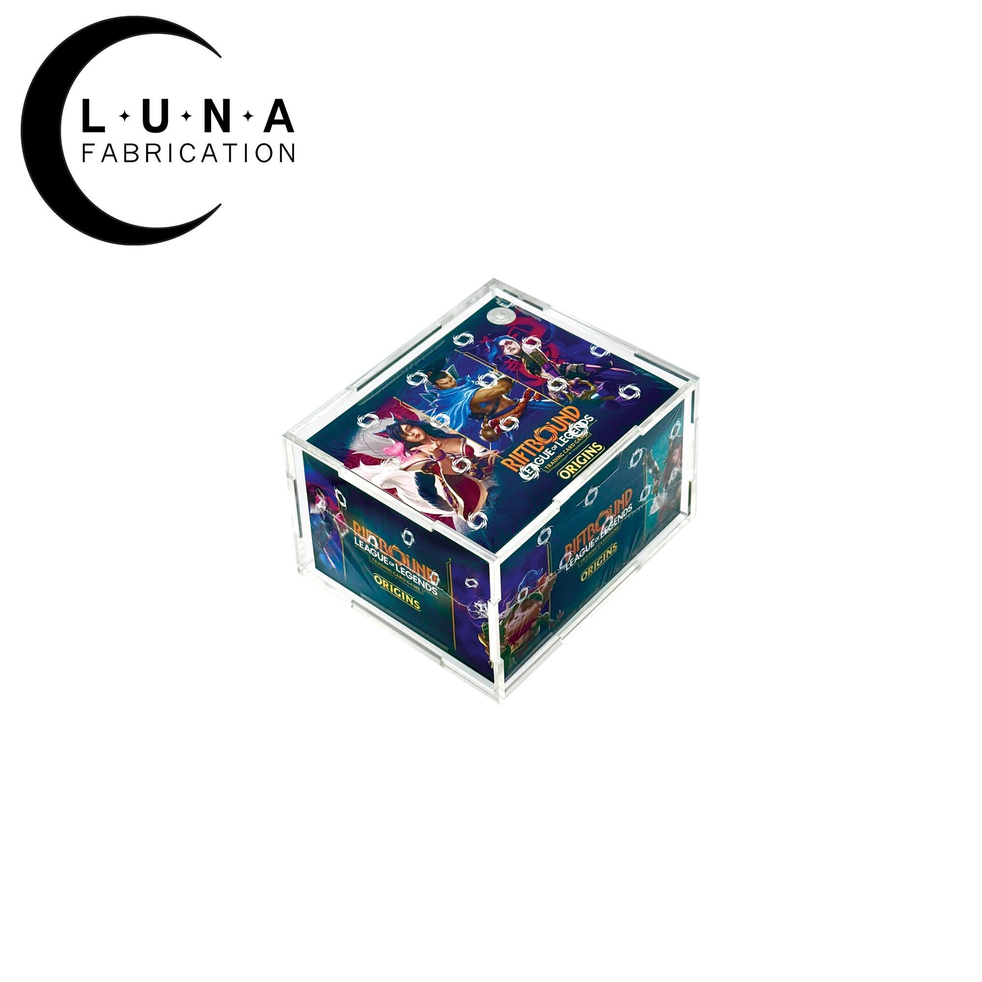 Acrylic Display Case for Riftbound League of Legends Booster Box