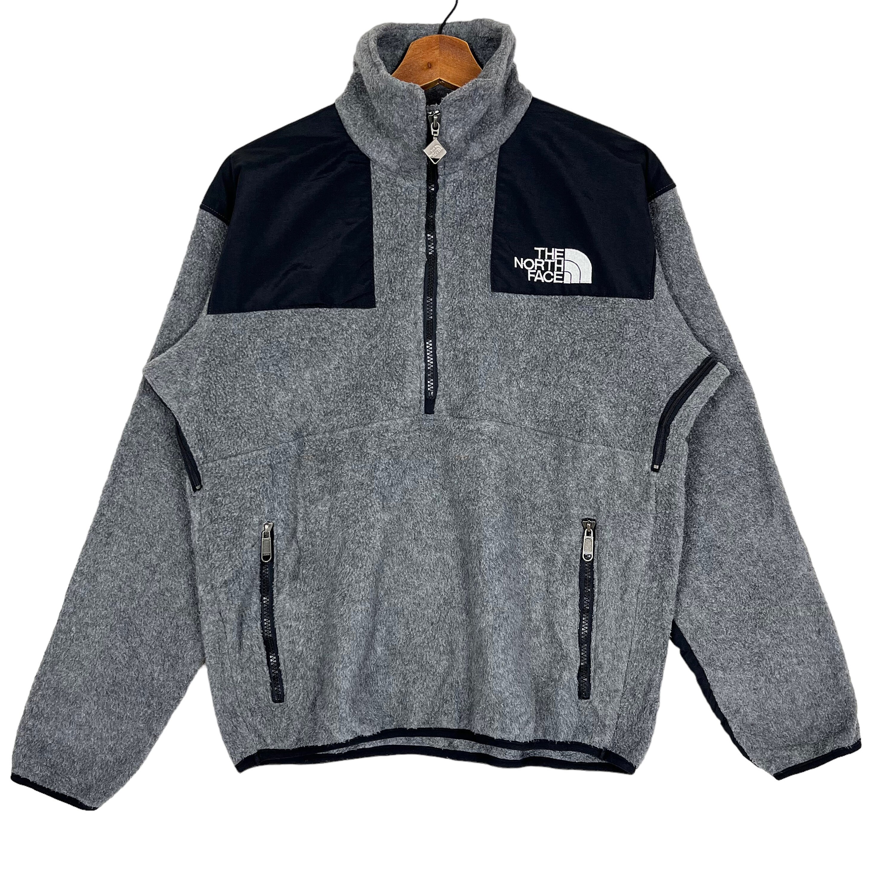 TNF the North Face Armadilla Anorak Fleece Jacket Patch Underarm