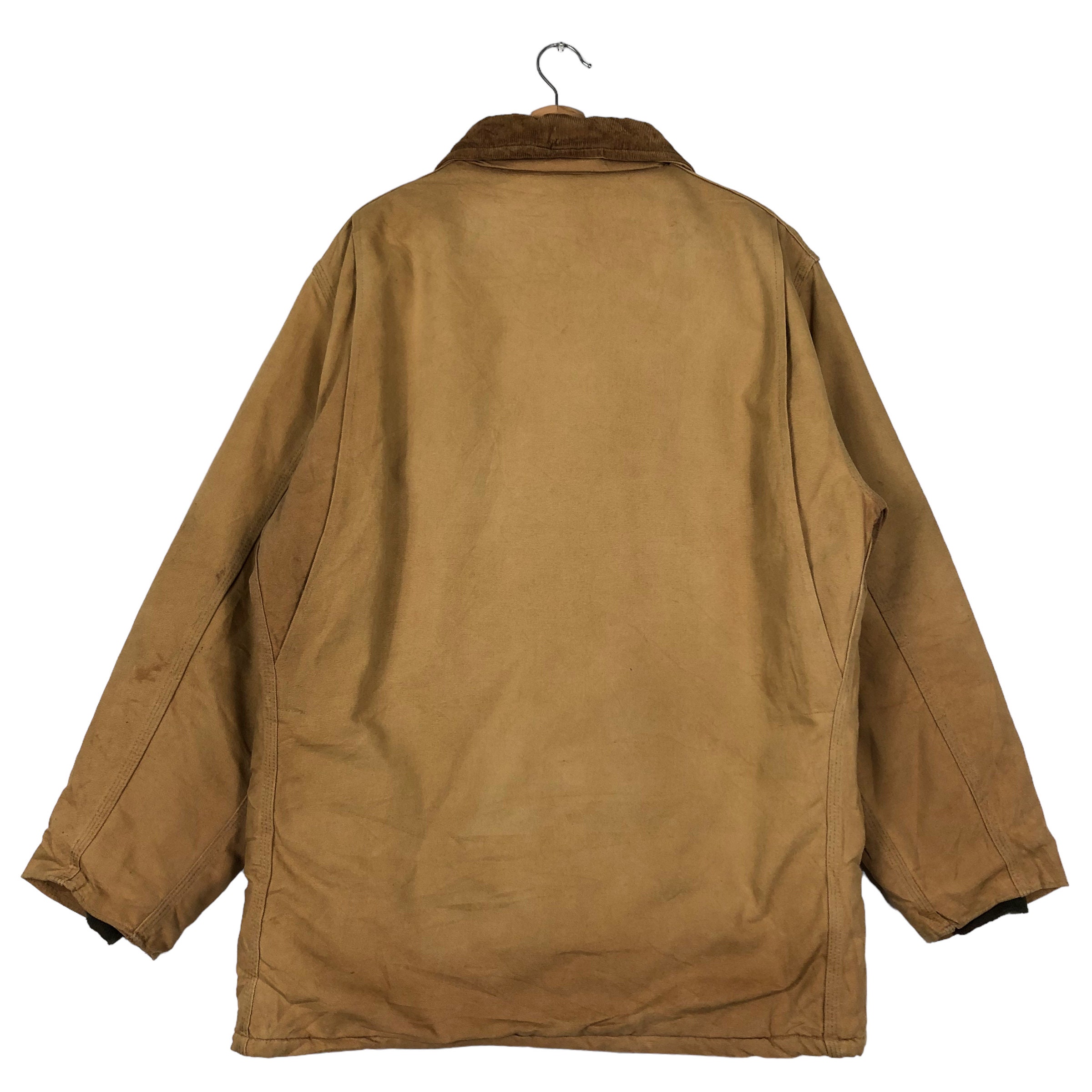Vintage Carhartt Chore Coat: Detroit Duck Canvas, Multi Pocket