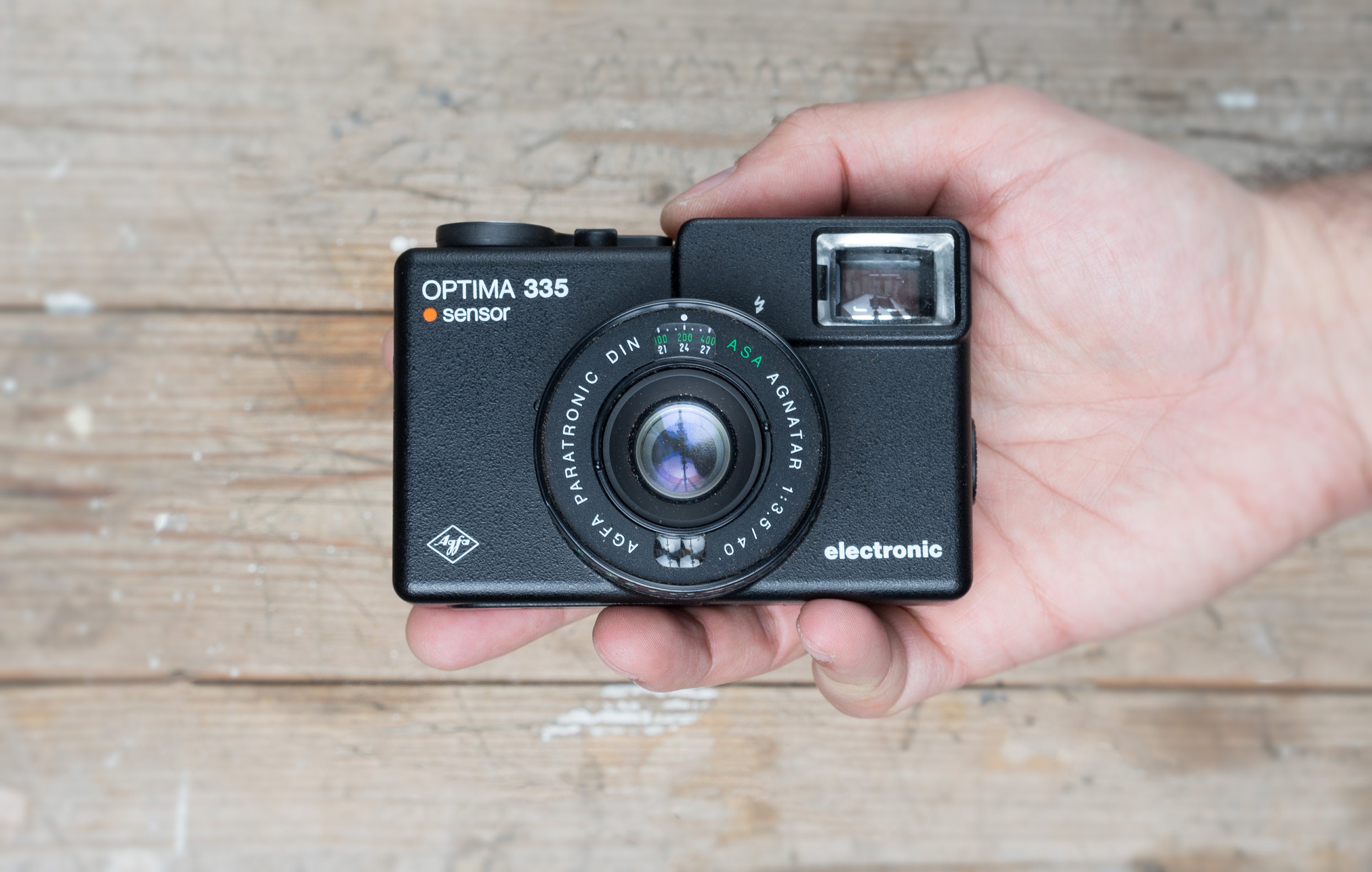 Agfa Optima 335 Sensor Electronic / Agfa 40mm f/3.5 Agnatar Lens