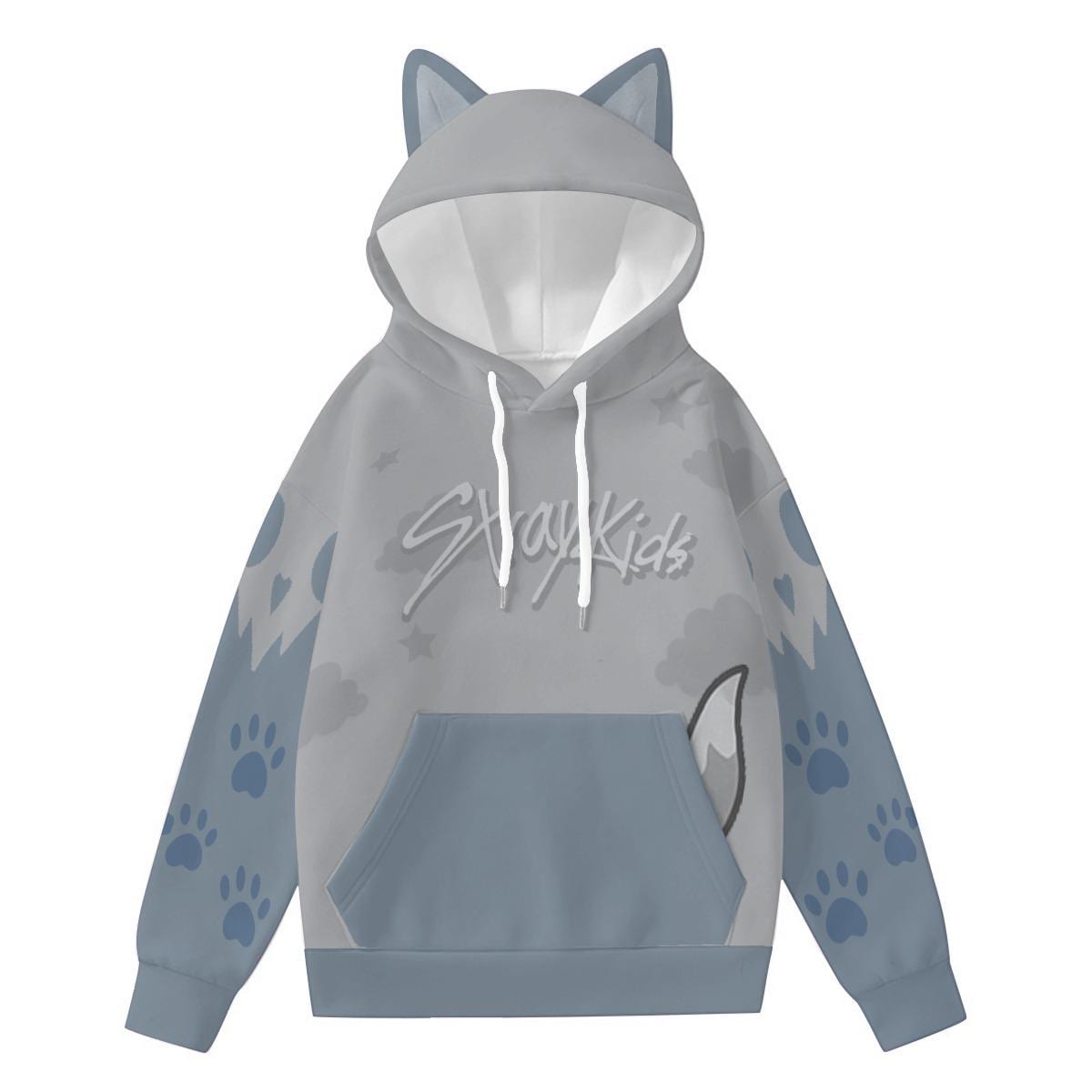 Wolf Chan Cat Ear Hoodie: Kpop Stray Kids SKZOO Sweatshirt Best