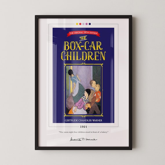 The Boxcar Children Book Cover Poster | Gertrude Chandler Warner