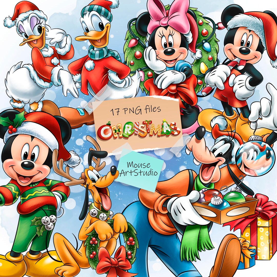 3445.昔の海外ディズニーオークションピン クリスマス ミニーデイジー