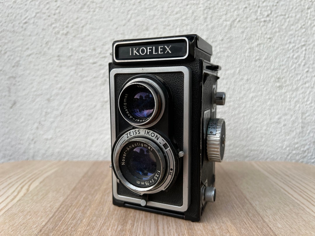 Vintage 1950s Ikoflex Zeiss Ikon Ia TLR Zeiss-opton Tessar 3.5