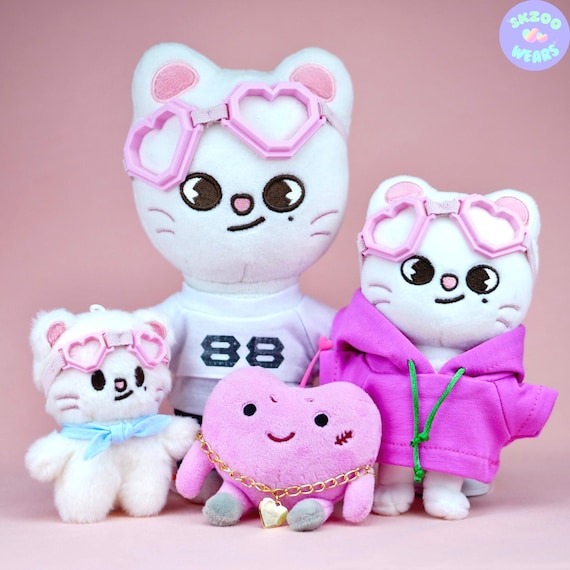 Hyunjin Heart Goggles, Skzoo Heart Glasses, Hyunjin Pink Glasses