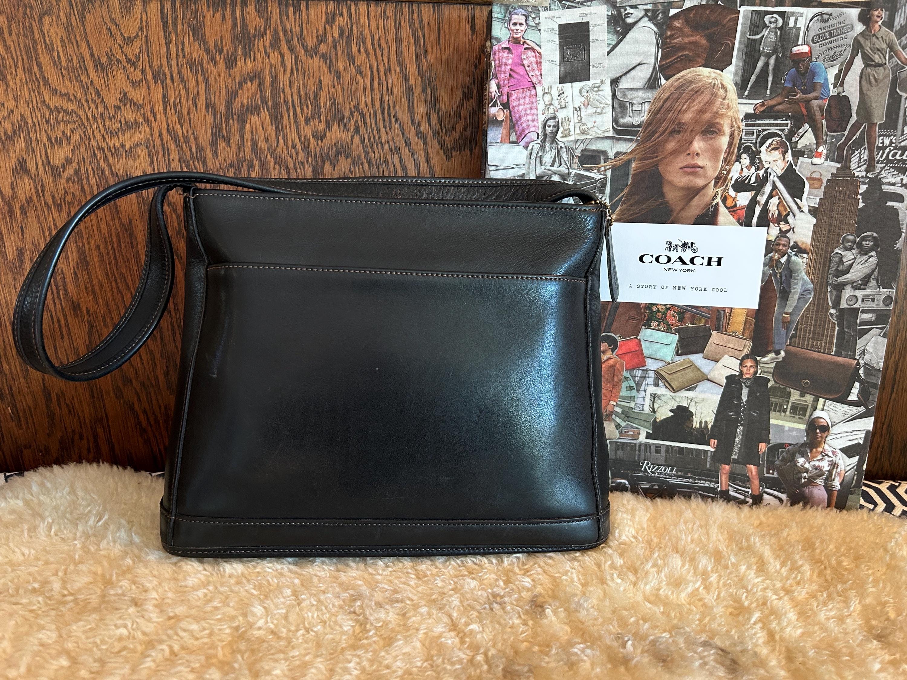 Vintage Coach Bleeker Shoulder Style 9310 Black W Hangtag - Etsy