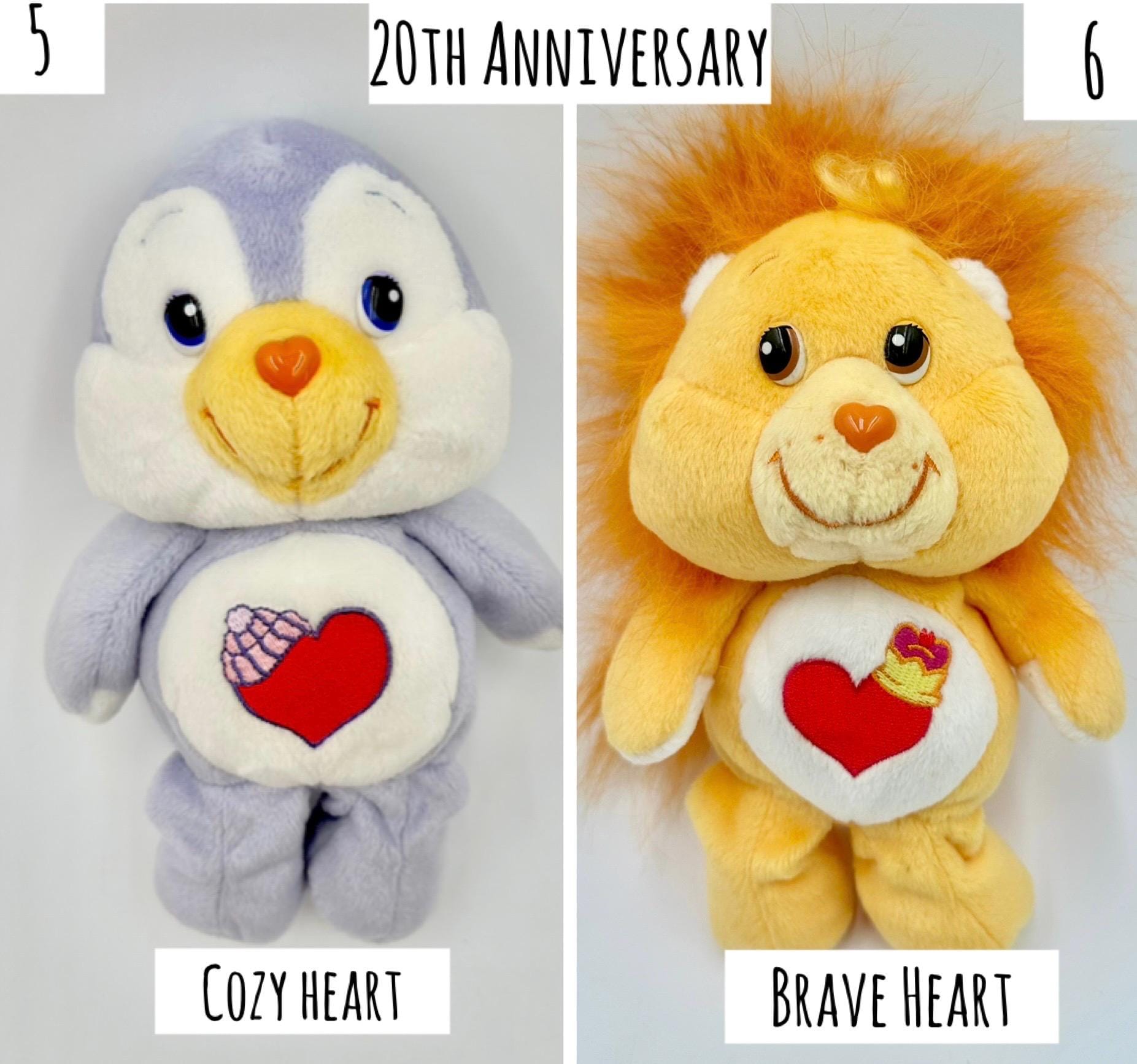 ヴィンテージ/モダン 2002-16 8-9インチ ケアベアとケアベアカズンズ