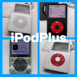 Apple iPod Classic - 第 5 世代、ホワイト + ブラック (3000 mAh