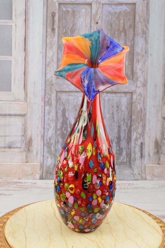 イタリア雑貨・ピエロコレクション【MURANO GLASS 赤の紳士】 イタリア