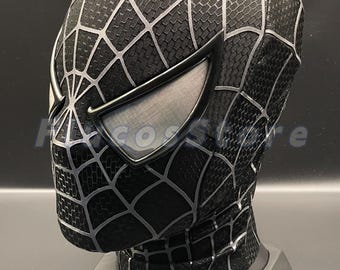 ブラックスパイダーマンマスク、トビー・マグワイアコスプレ、シルク