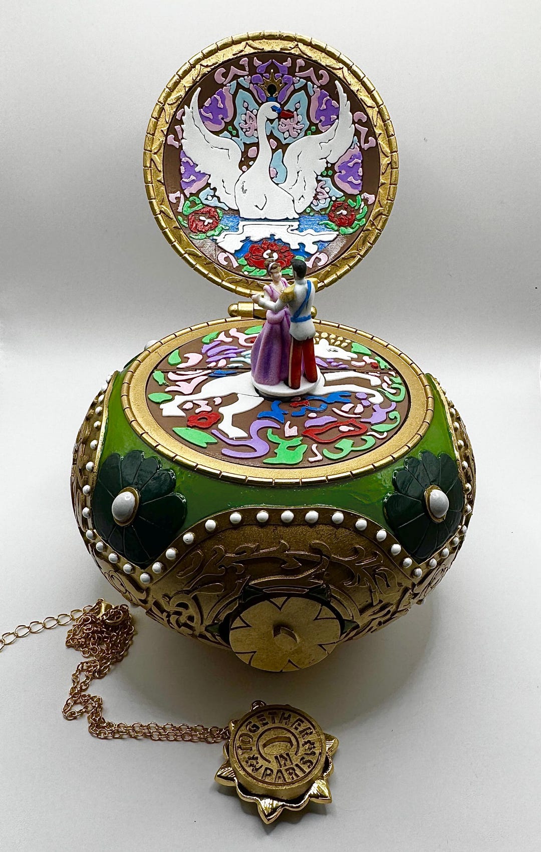 Anastasia Music Box Jewelry “once Upon a December” + Necklace