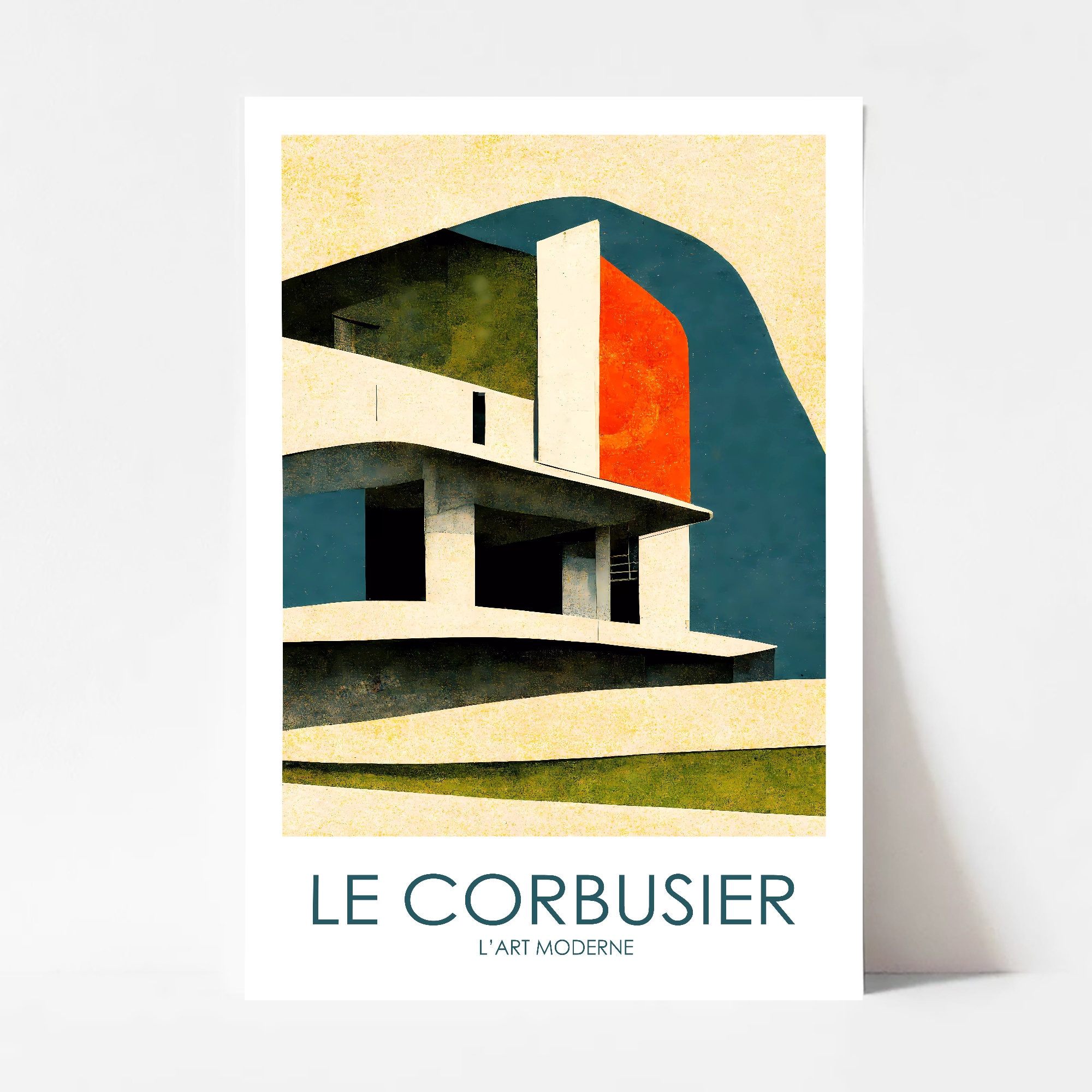 Le Corbusier Art Print | Modern Art | Le Corbusier Modern Movement
