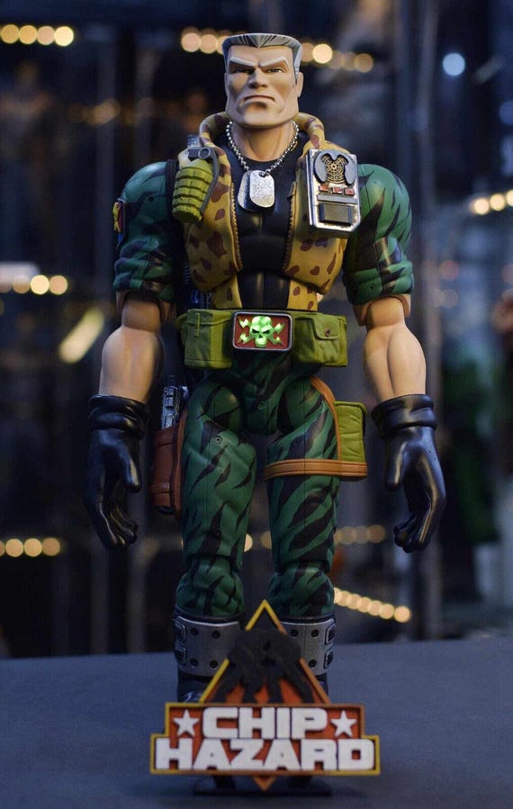 Small Soldiers - CHIP HAZARD - Box Pose Statue - Etsy Canada