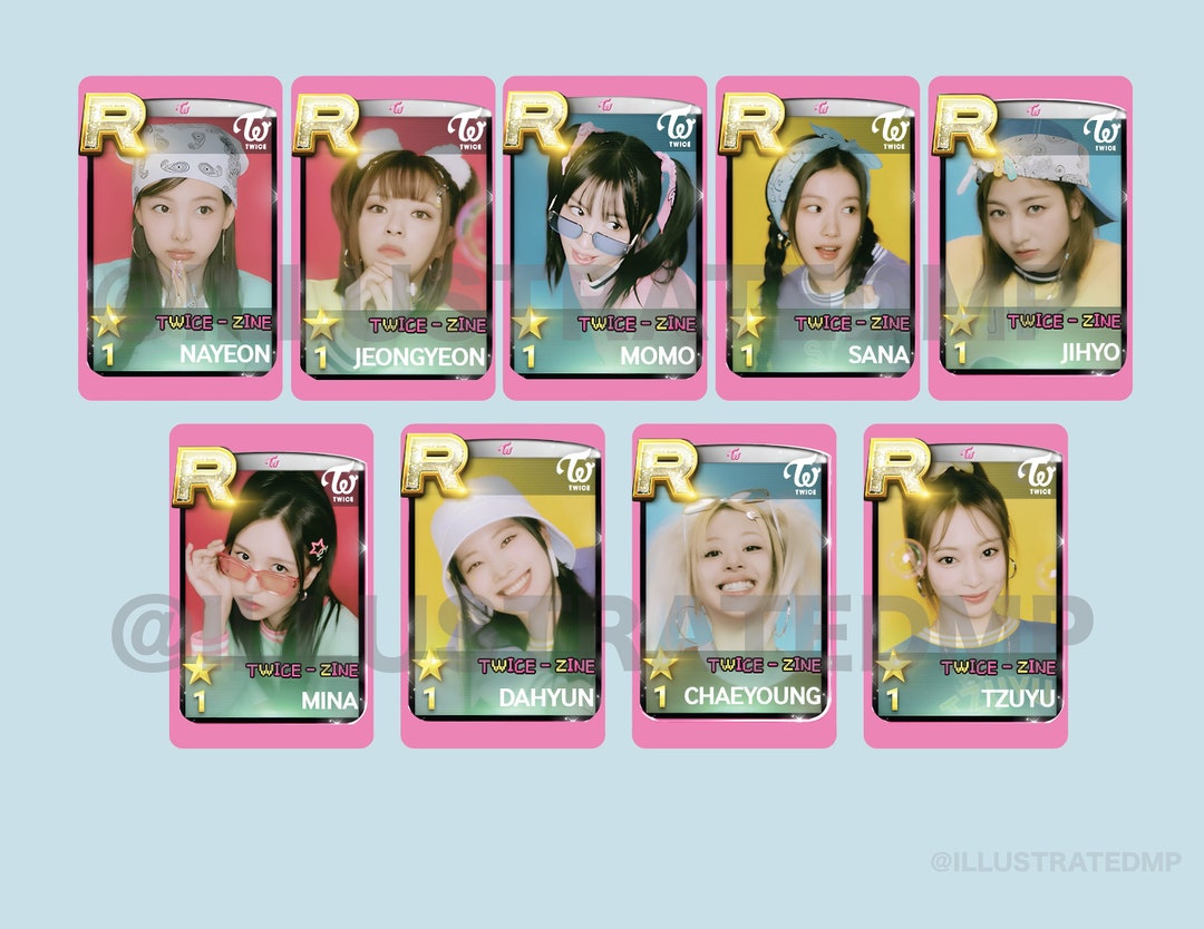 TWICE-ZINE JYP Superstar Photocards 2023 Once 4th Generation
