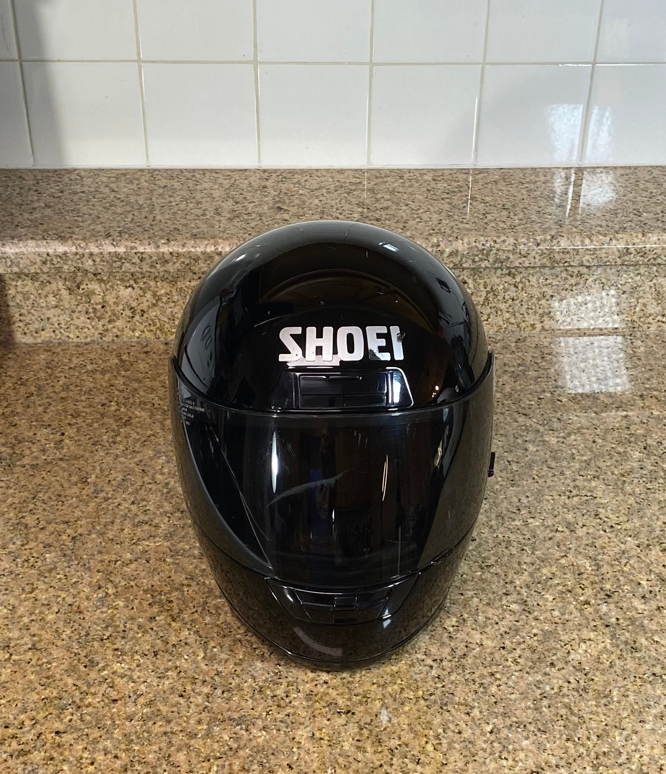Vintage Shoei X-8-air Helmet: 1990s Modular Full Face Racing