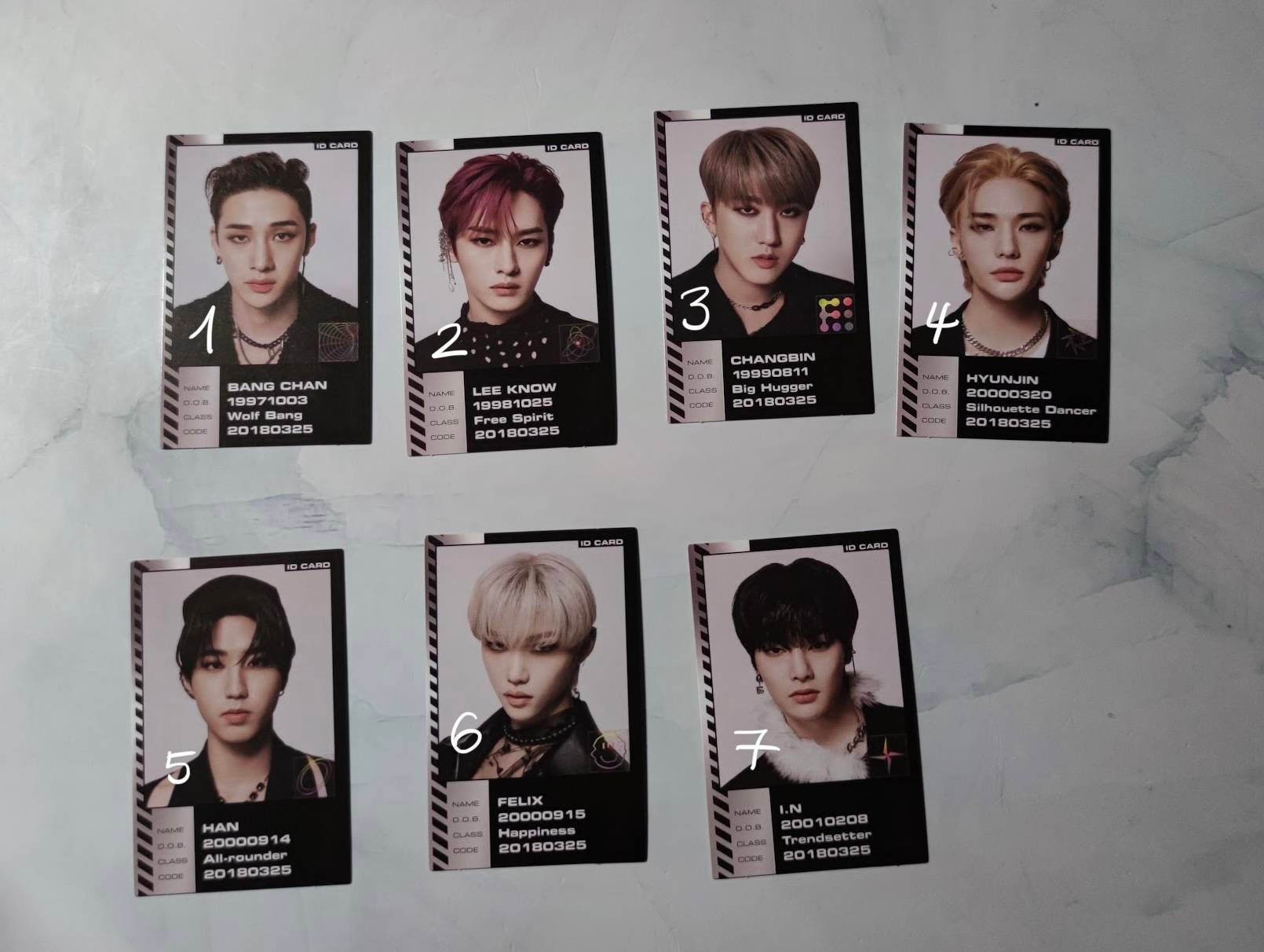 Stray Kids Oddinary Official Album Photocards (ID Cards) - Etsy