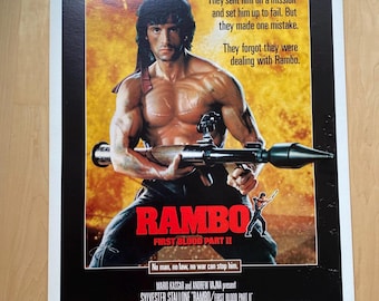 ヴィンテージ オリジナル 1980 年代 ランボー ファースト ブラッド