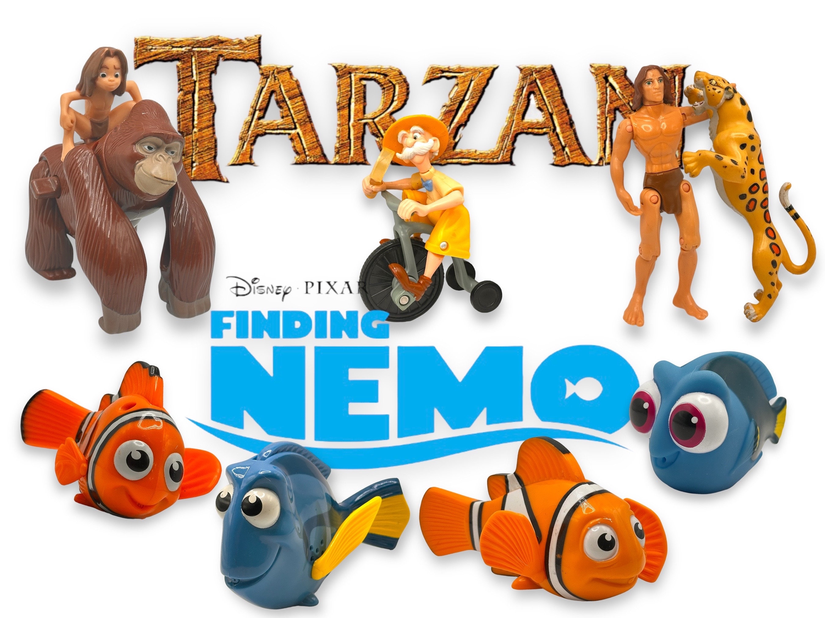 ディズニーのターザンとファインディング・ニモの映画、マクドナルドの