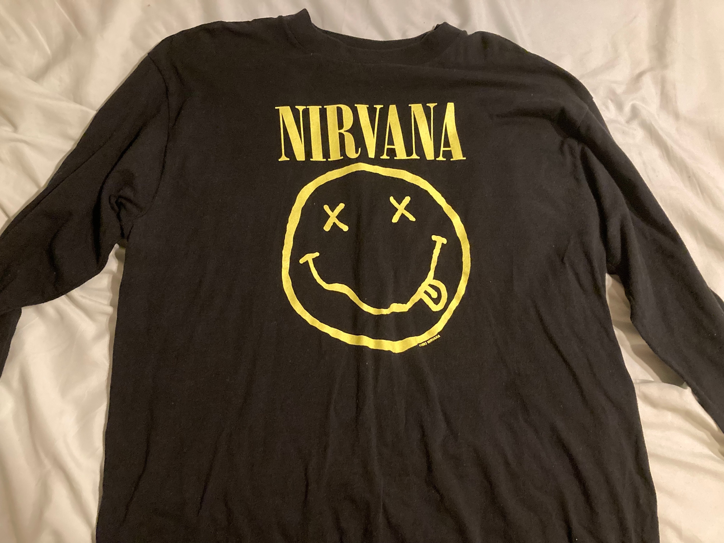 Nirvana Authentic Vintage Long Sleeve Shirt - Etsy