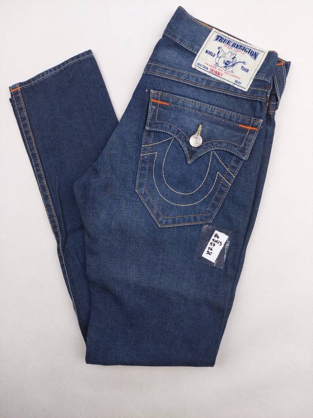 True Religion Jeans Size 29 W30 L33 True Religion Skinny W/flaps