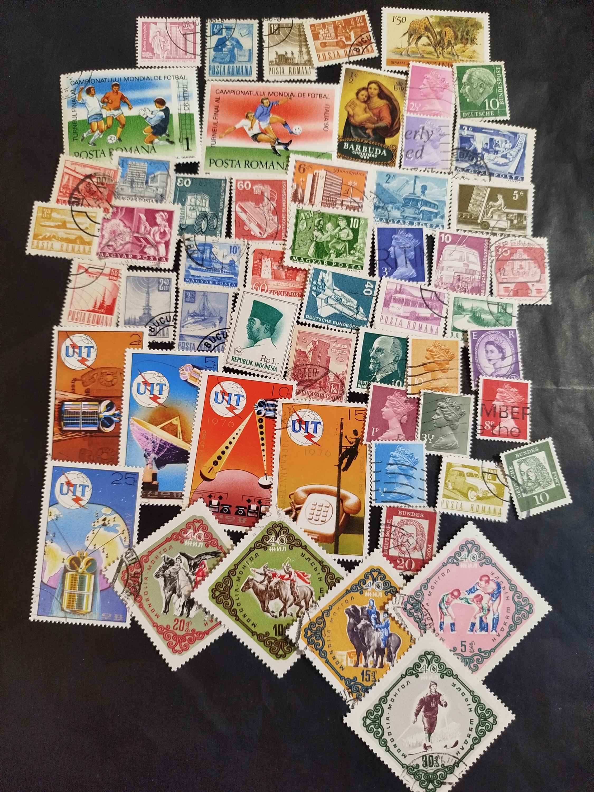 ヴィンテージ切手ミックス：切手収集コレクション（50枚以上） - Etsy 日本
