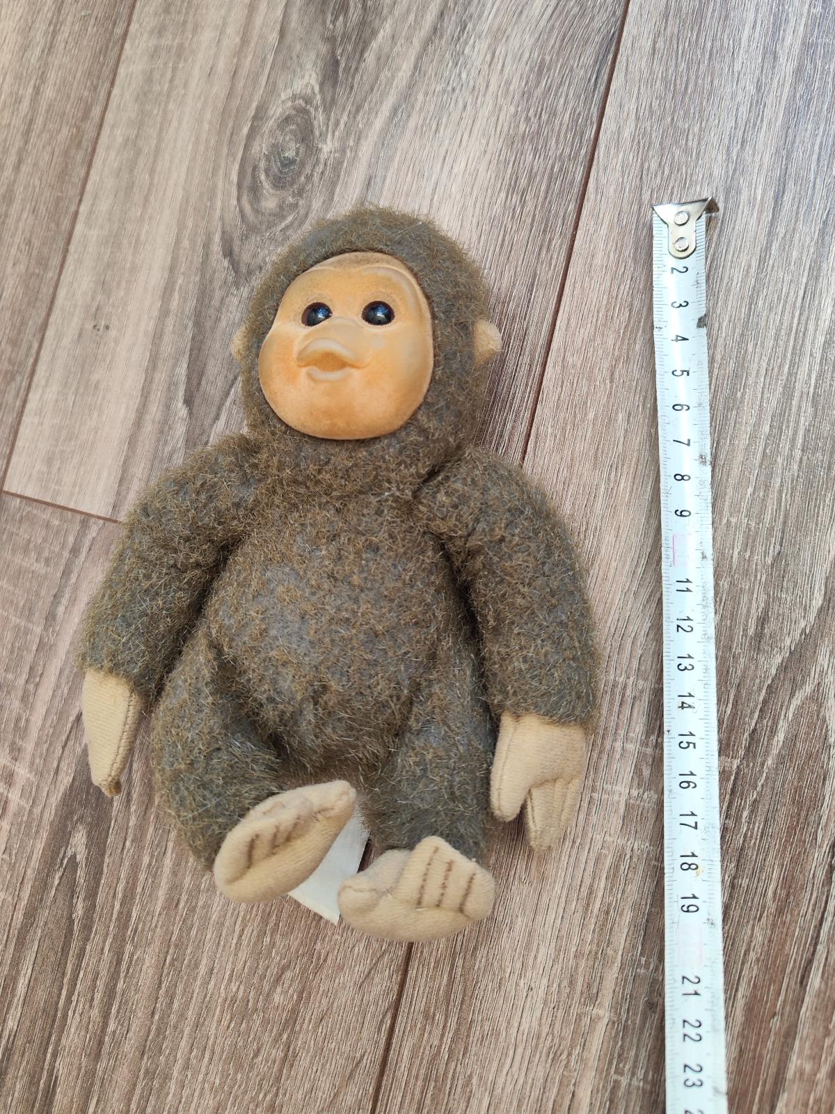 Little Monkey Lost Hosung Vintage Rare Soft Plush Toy Stuffed Very