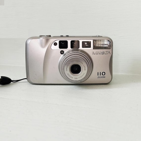 Vintage Minolta 110 Zoom/ With Gp Battery Analog Camera/ Freedom