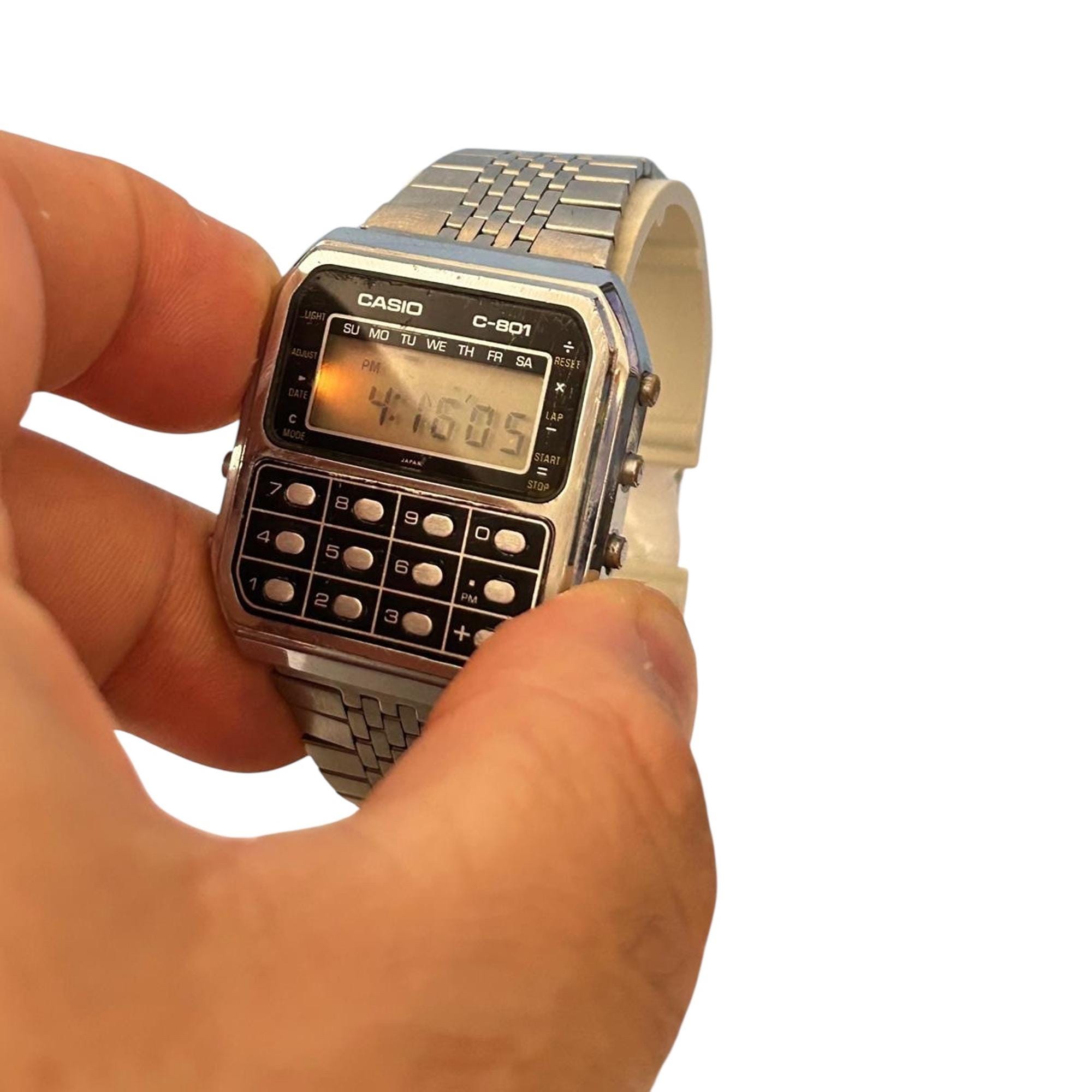 Retro Vintage Casio C-801/ Mens Watch Digital Quartz Casio