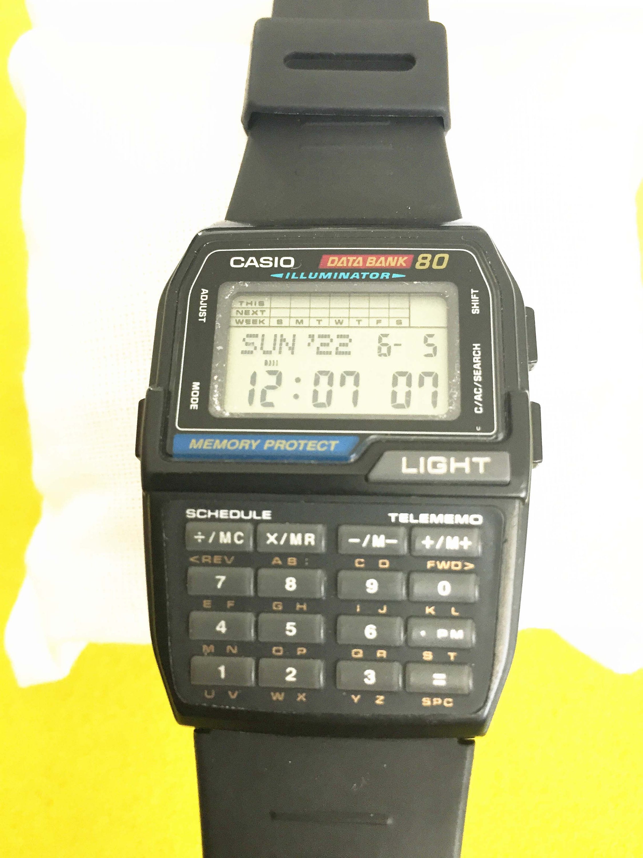 Casio DBC-810 Calculator/ Watch Module 1476 Vintage/very Good