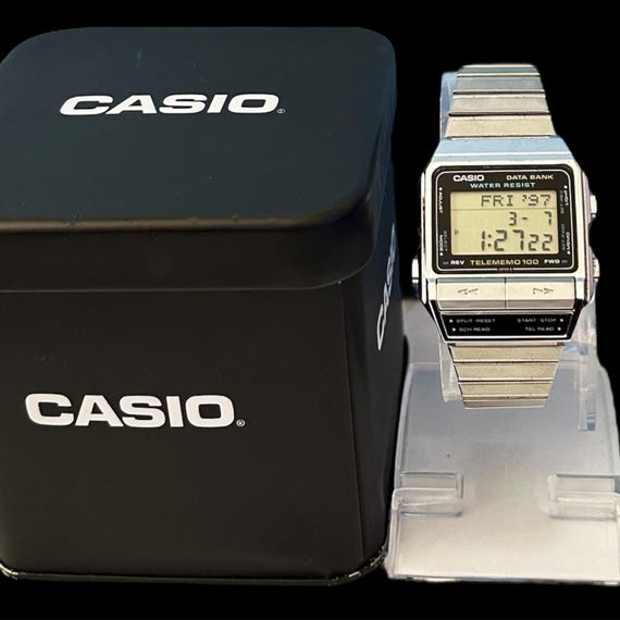 Vintage RARE Casio DBX-110 696 Data Bank Telememo 100 Japan M