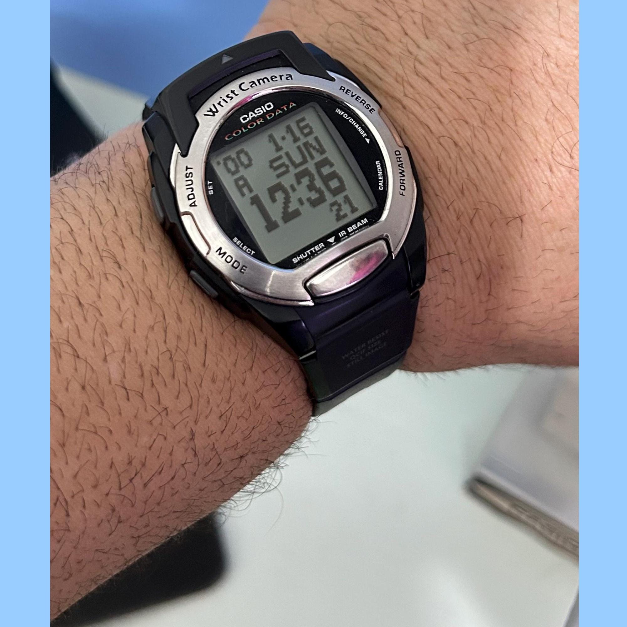 RARE Casio WQV-3 Wrist Camera Watch Module 2411/ Orginal Stell