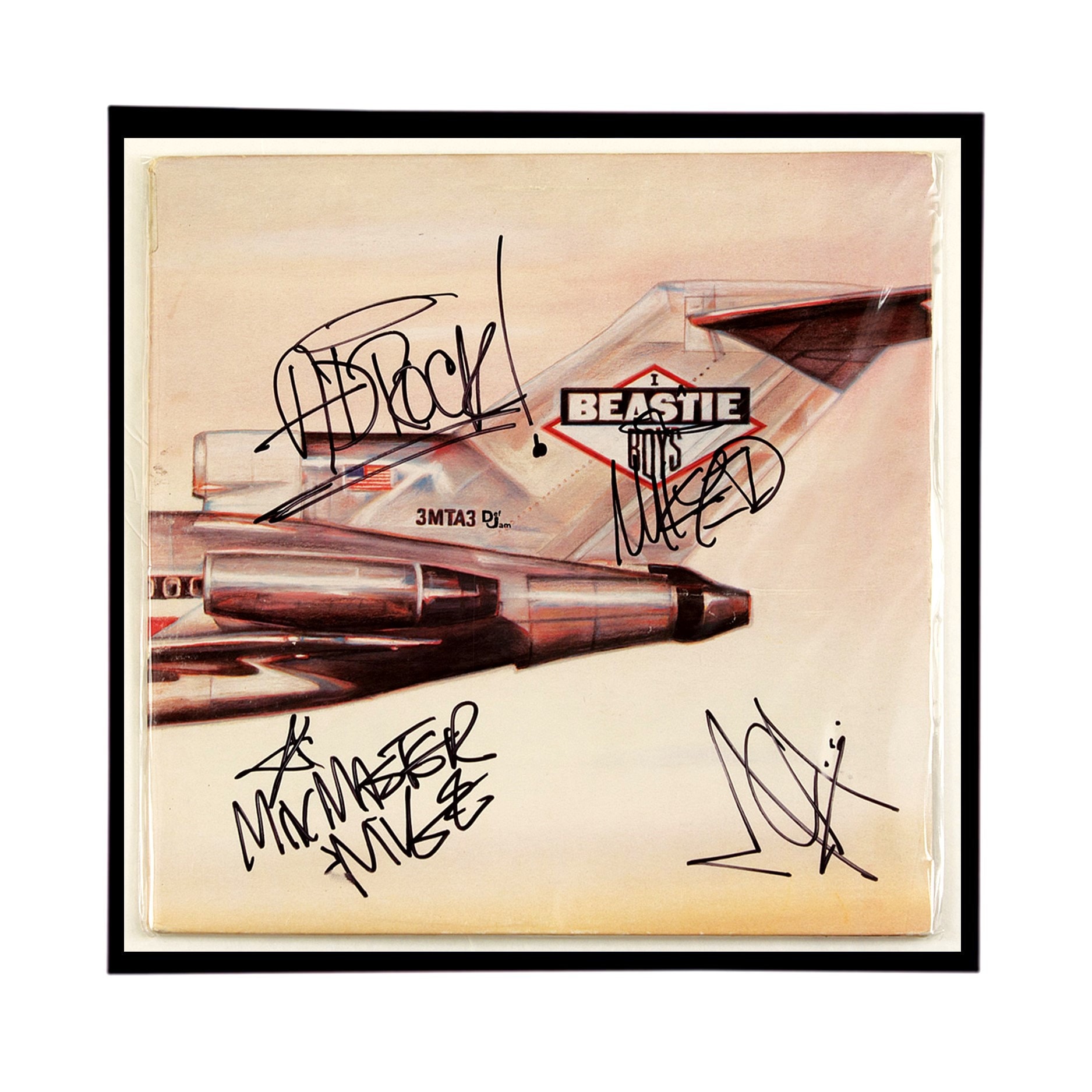 Buy1get1free Beastie Boys Framed Autographed Album Cover Reprint