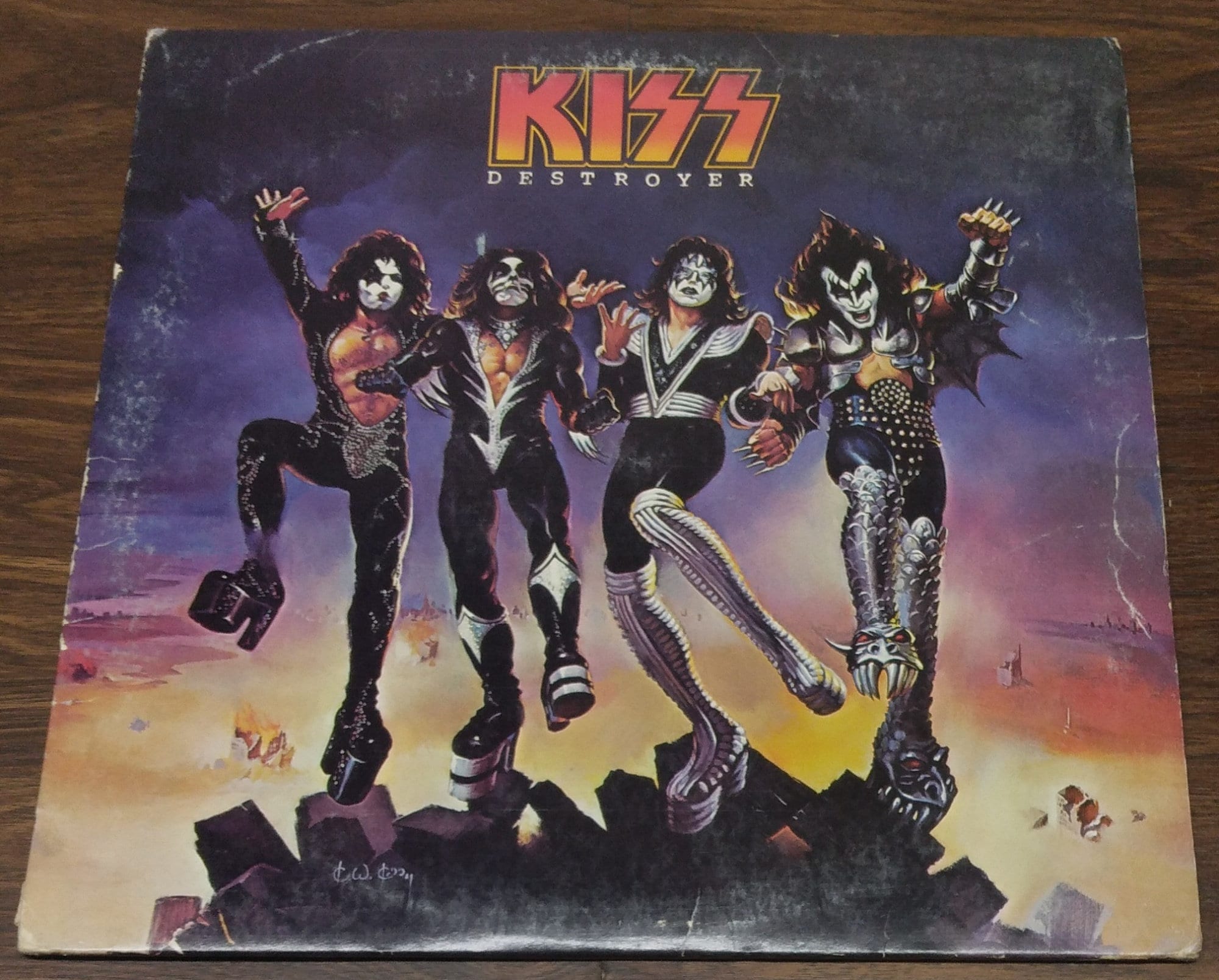 Kiss - Destroyer (1976, Vintage VG Vinyl LP) “detroit Rock City