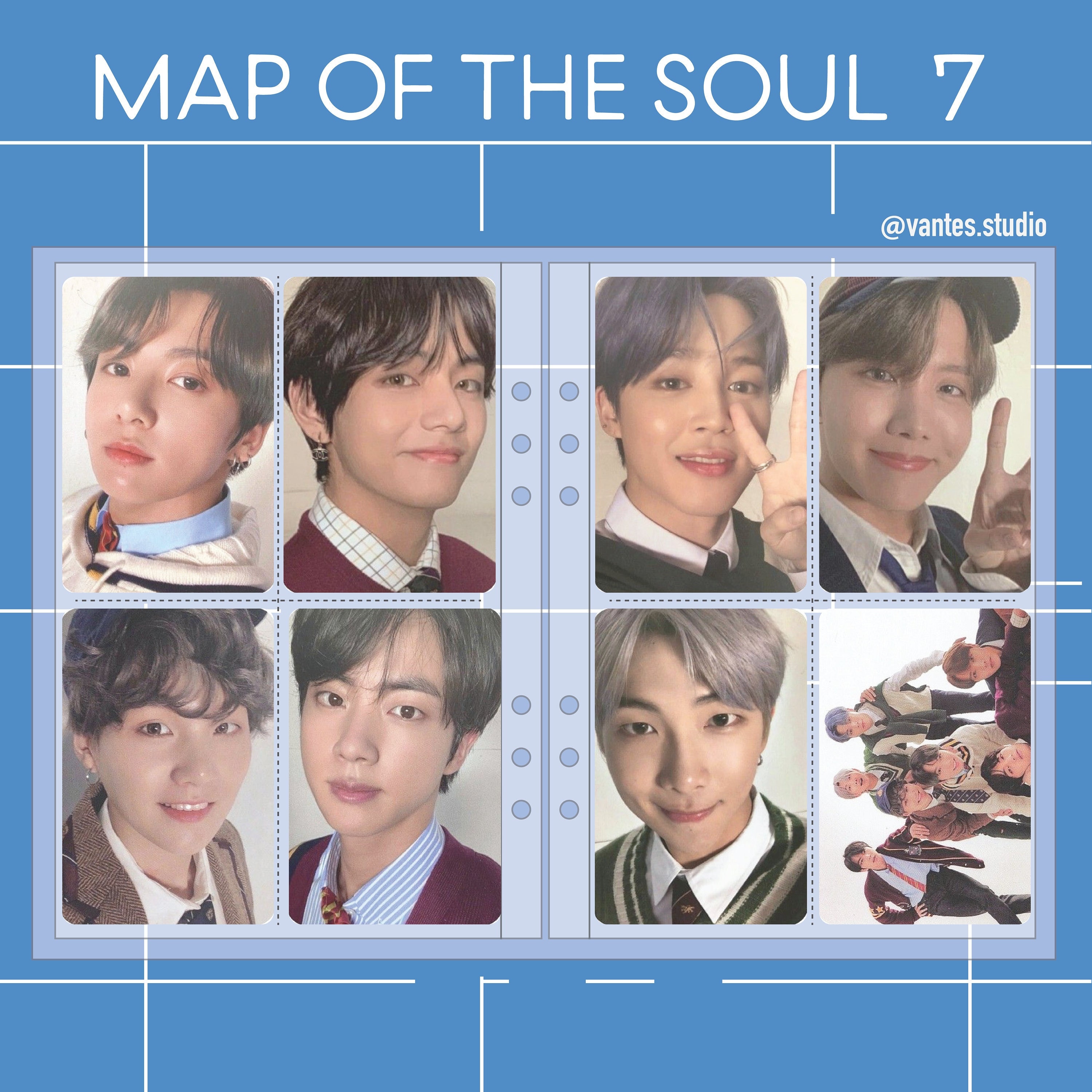 Bts Map of the Soul 7 Version 4 Photocard - Etsy Canada