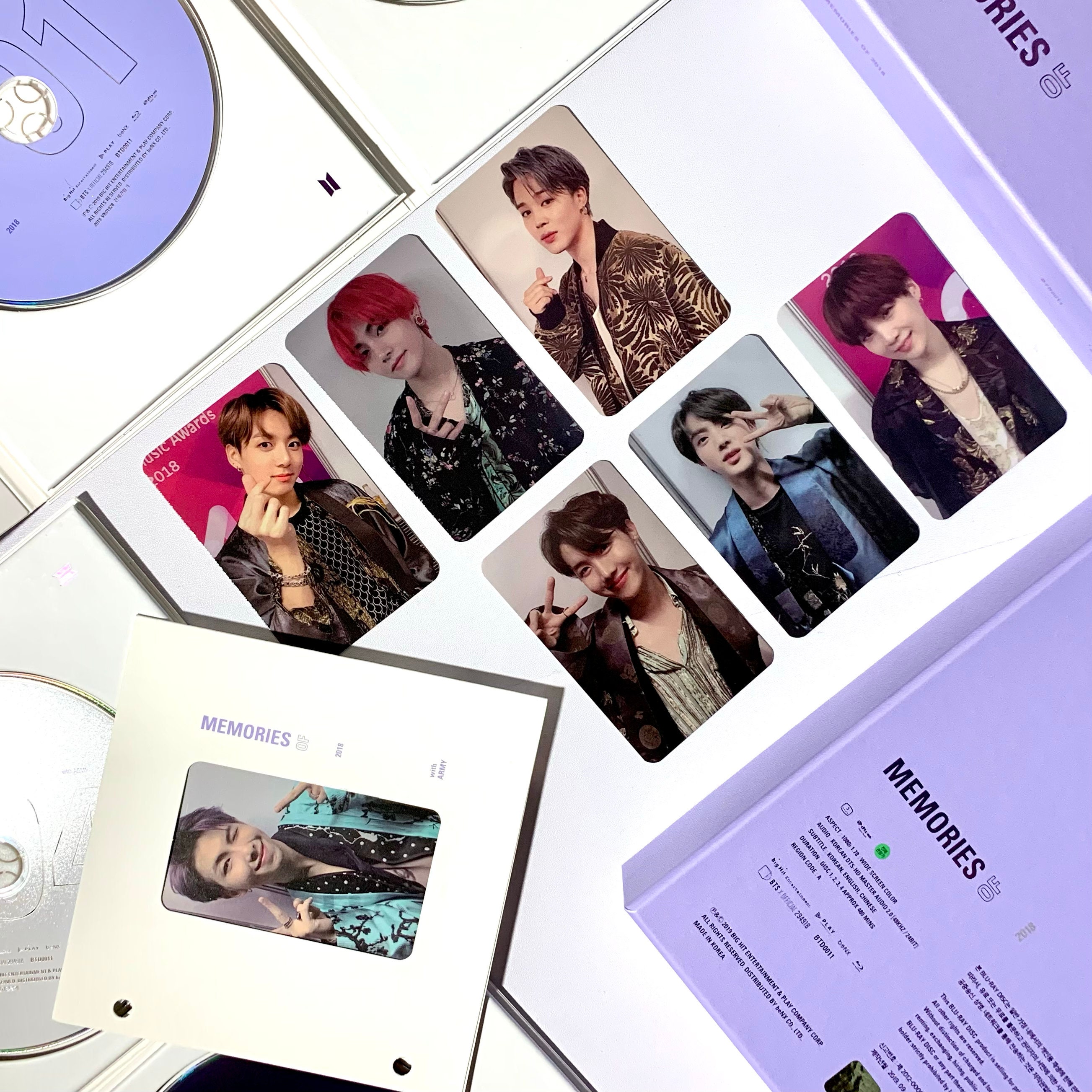 Bts Memories 2018 Blu-ray Photocard - Etsy