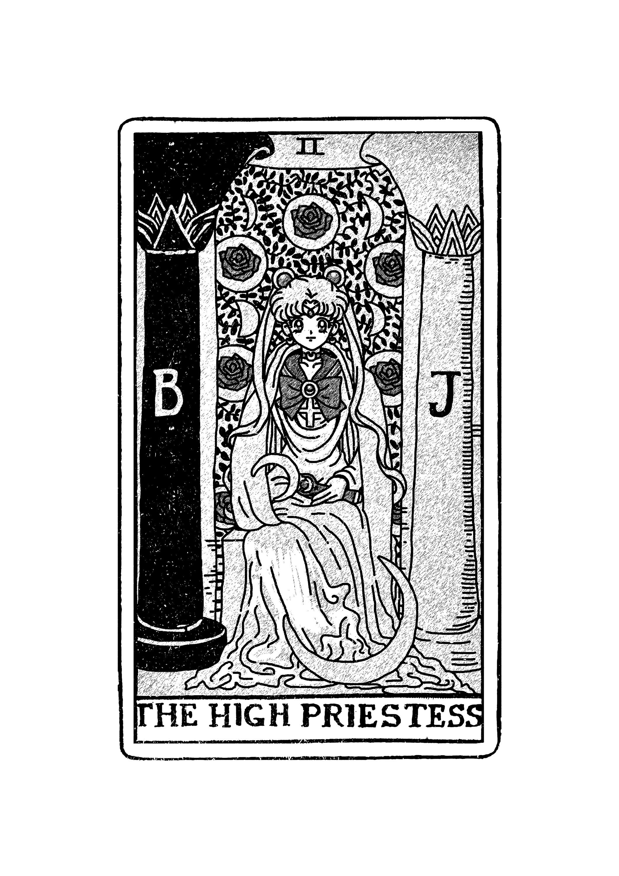 美少女戦士セーラームーン ハイプリースト タロット カード ポスター