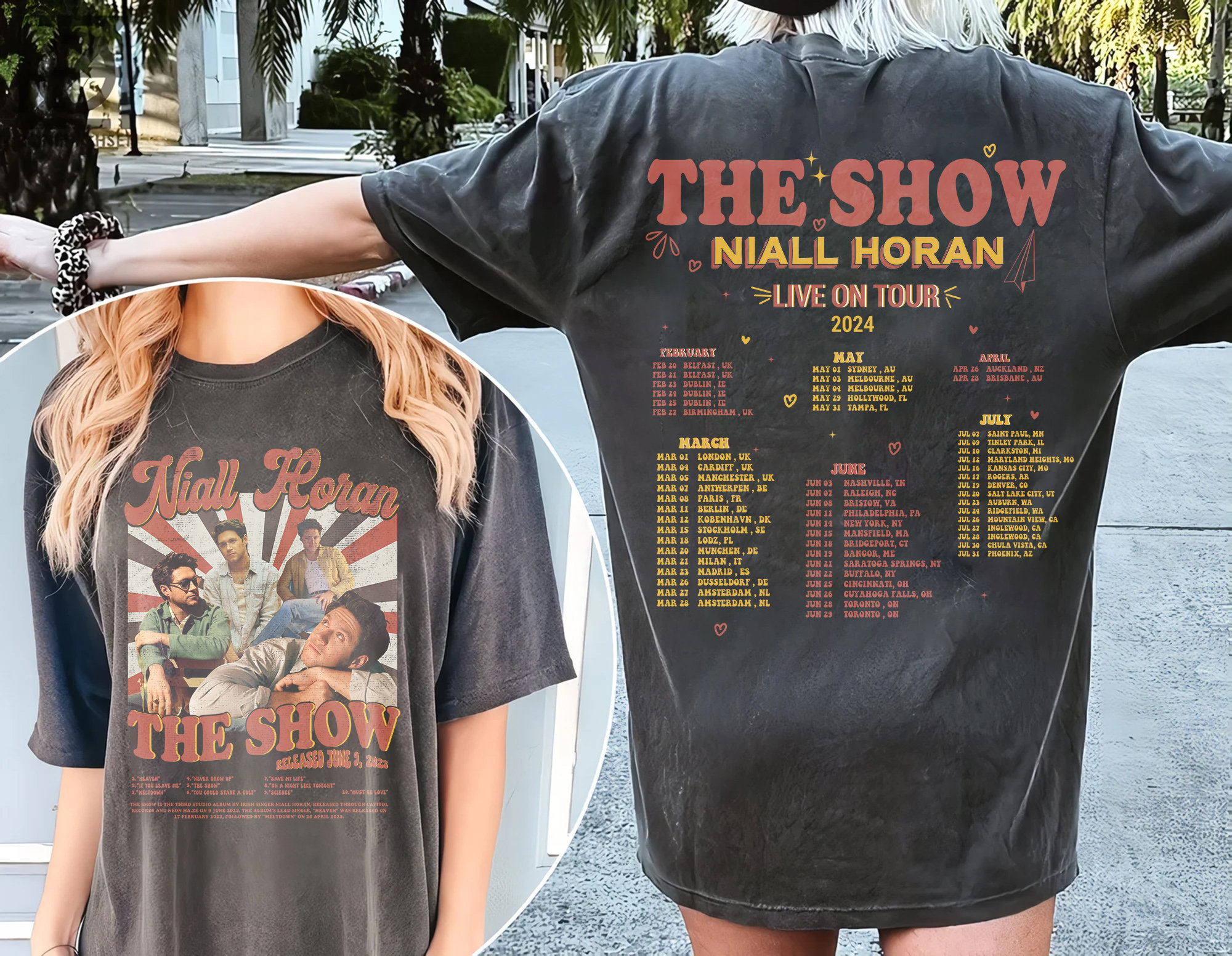 Niall Horan the Show Album 2024 Shirt, the Show Live on Tour Gift