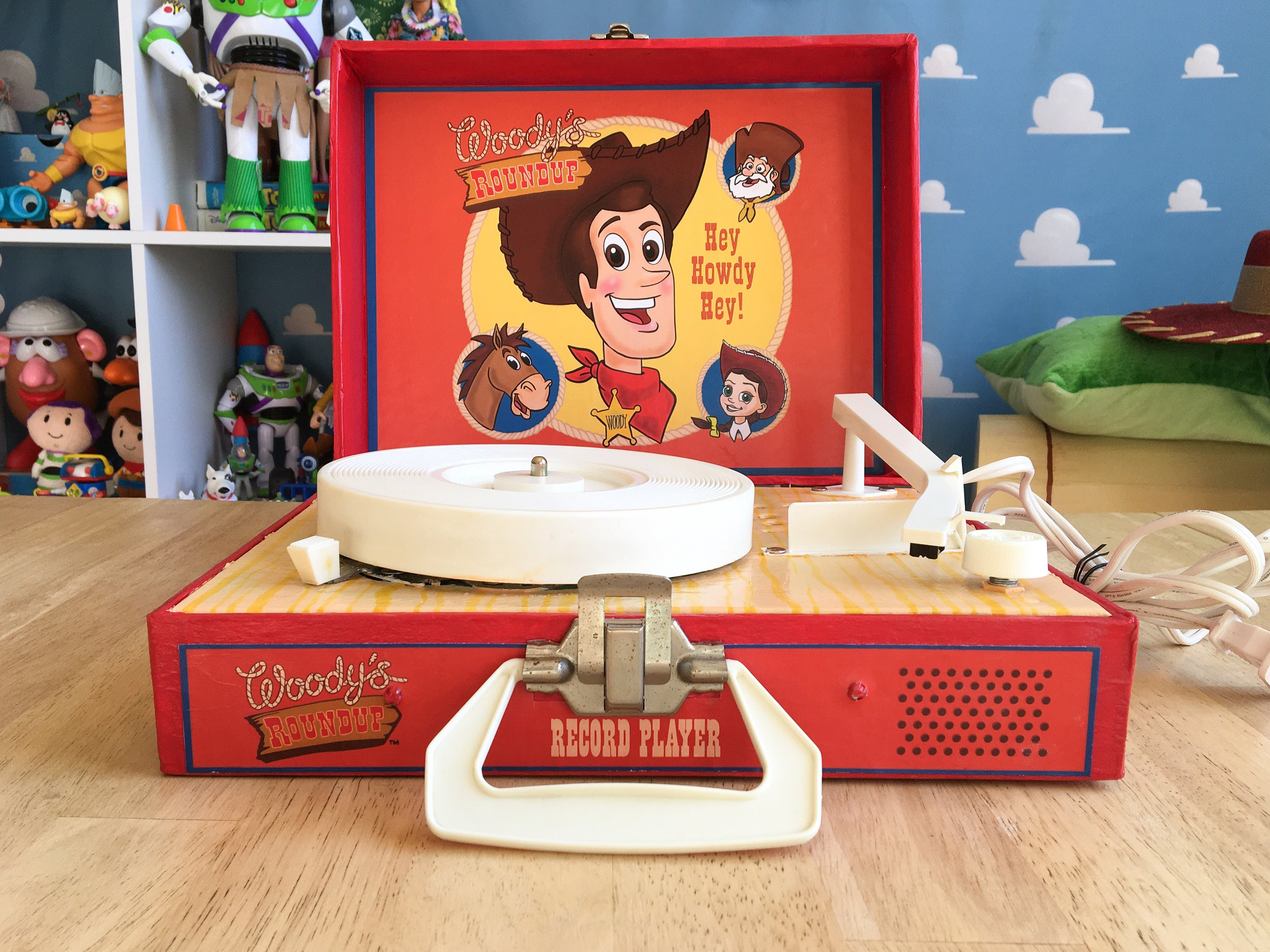 トイ・ストーリー ウッディのラウンドアップ レコードプレーヤー