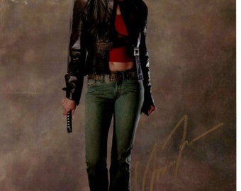 ユマ・サーマン直筆サイン入り写真 - キル・ビル、COA付き - Etsy 日本