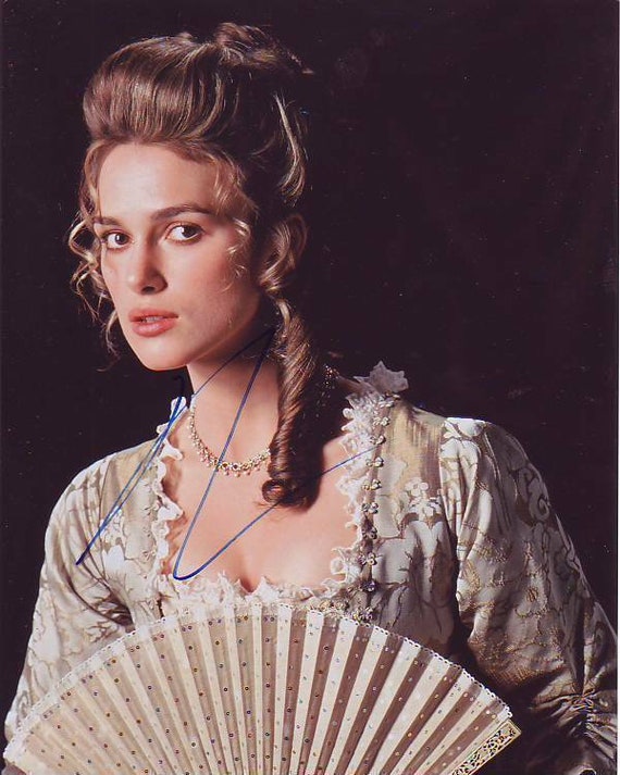 キーラ・ナイトレイのサイン入り8x10パイレーツ・オブ・カリビアン