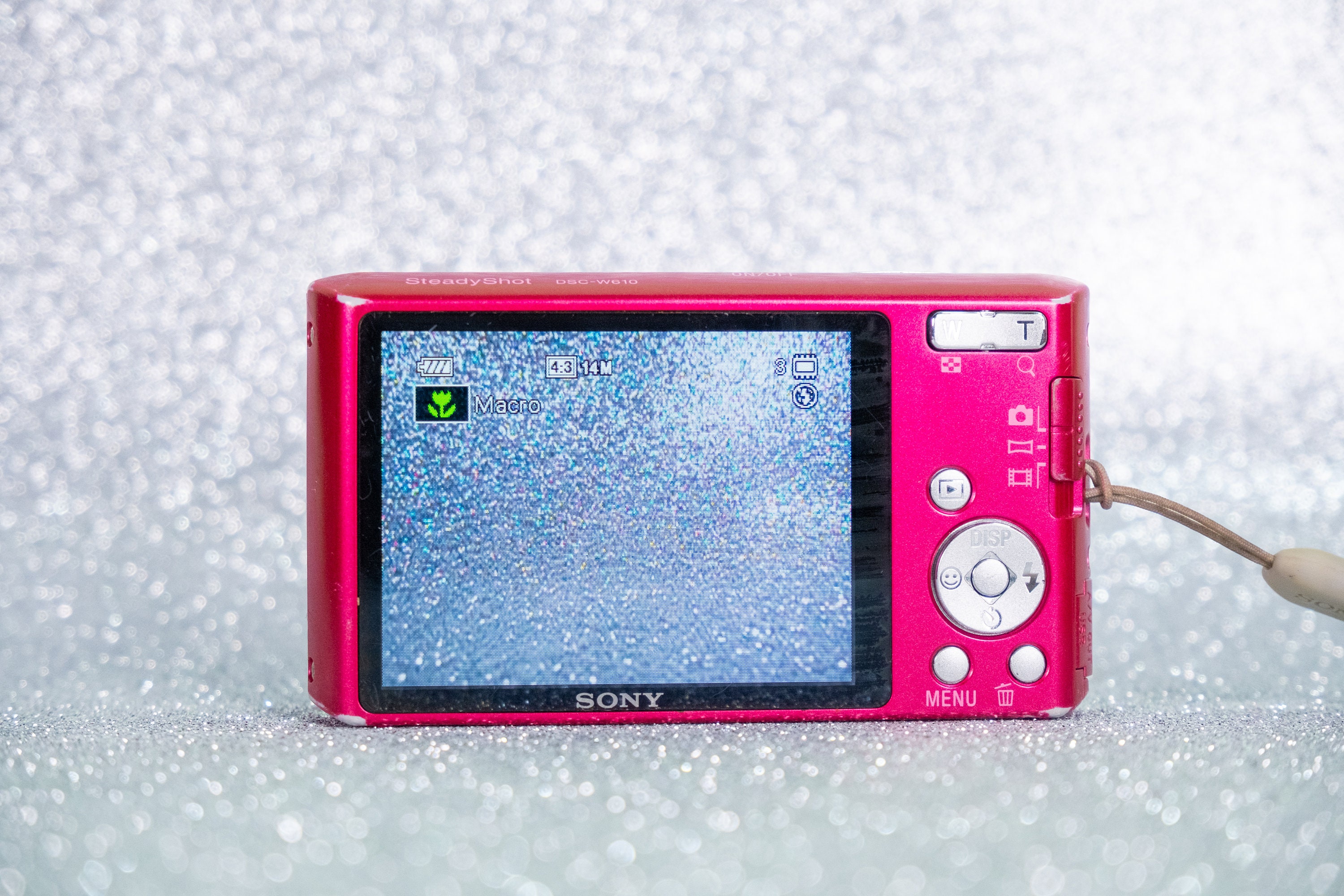 Sony Cybershot DSC-W610 - Y2k Digicam CCD - 14.1 Mp - Hot Pink