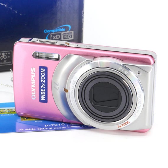 MINT Rare Olympus μ-7010 Mju Pink Digital Camera Set - Etsy