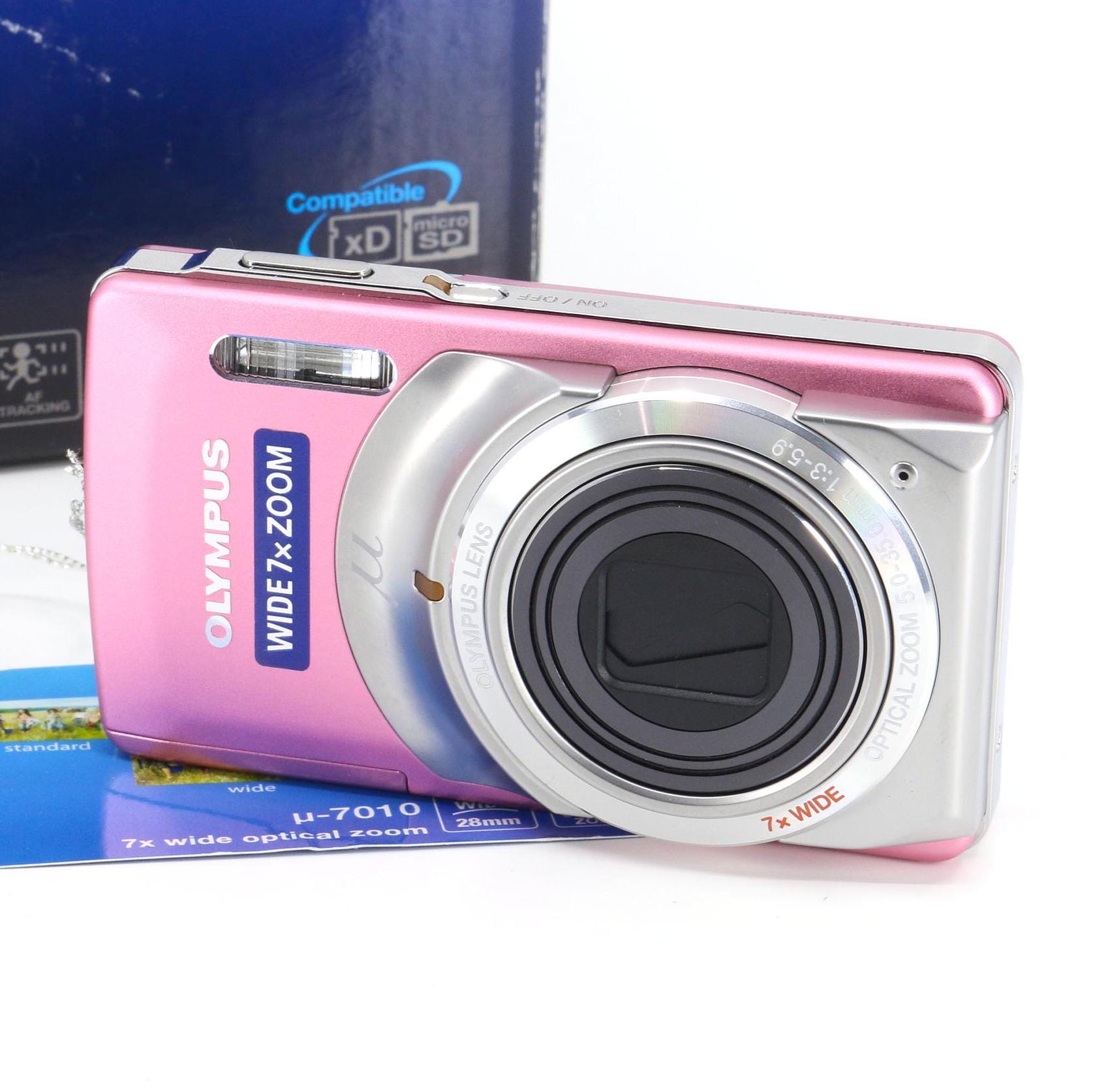 MINT Rare Olympus μ-7010 Mju Pink Digital Camera Set - Etsy