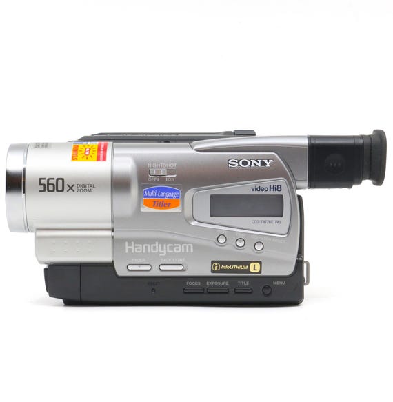 GIFT Full SET Sony Handycam CCD-TR728E Video Hi8 Camera - Etsy
