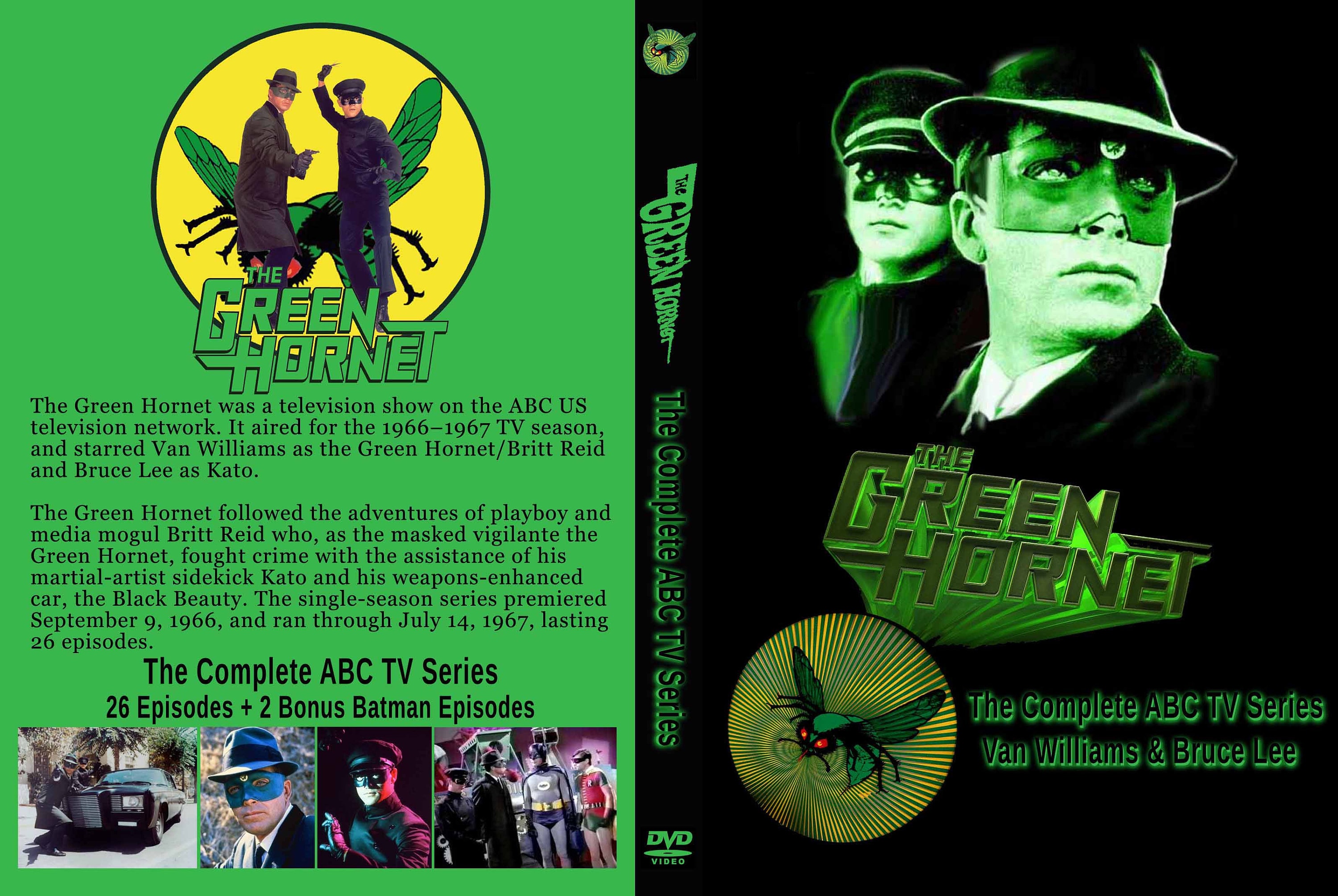 Green Hornet '66 TV Series Complete - 7 Disk Set - Etsy 日本