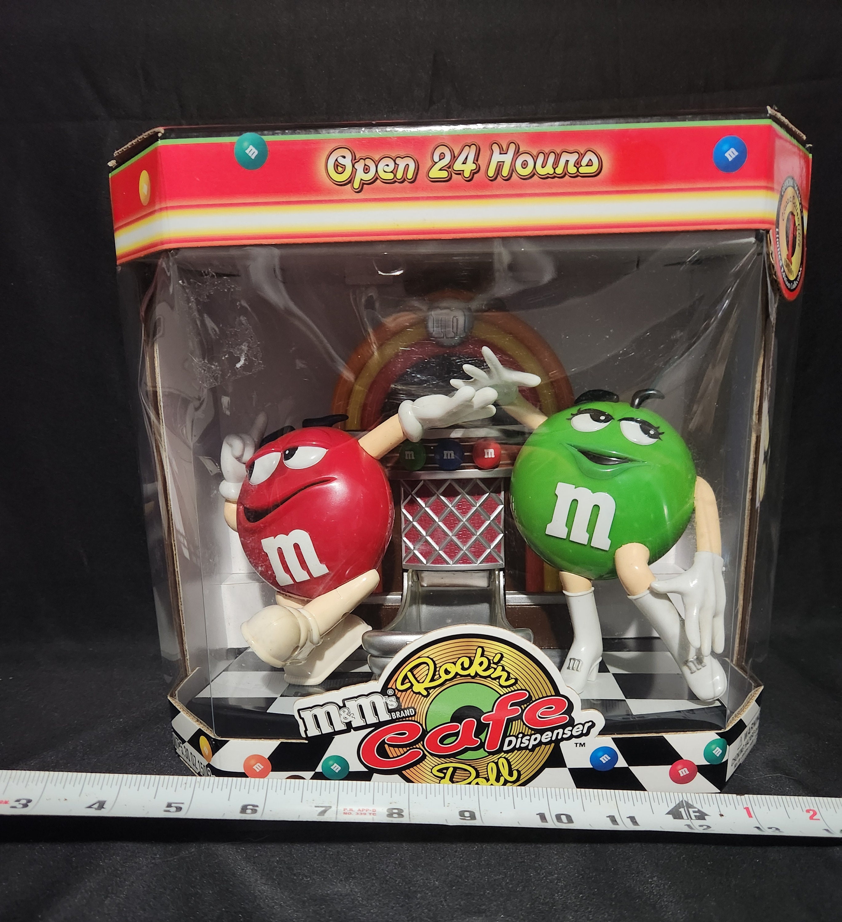 NOS Vintage M&m's Rock'n Roll Cafe Jukebox Candy Dispenser Red