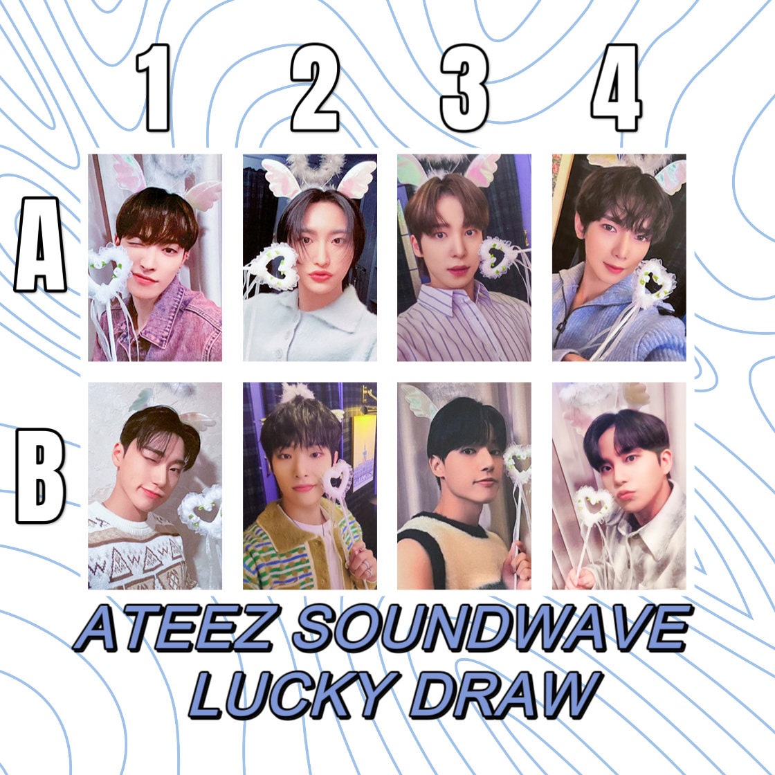 ATEEZ [official] Soundwave 4.0 Lucky Draw Crazy Form Angel San