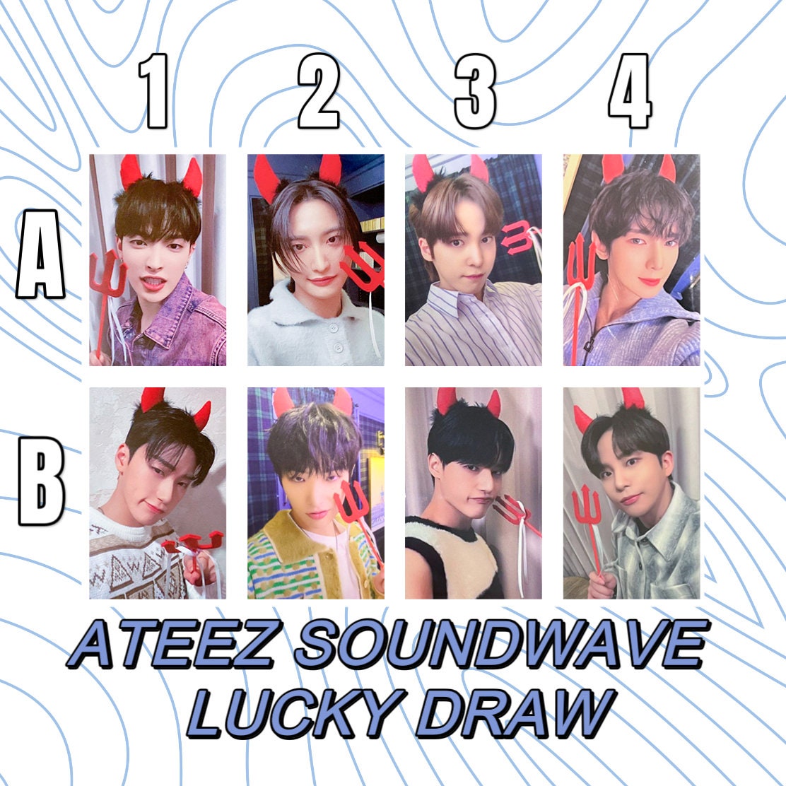 ATEEZ [official] Soundwave 4.0 Lucky Draw Crazy Form Devil San