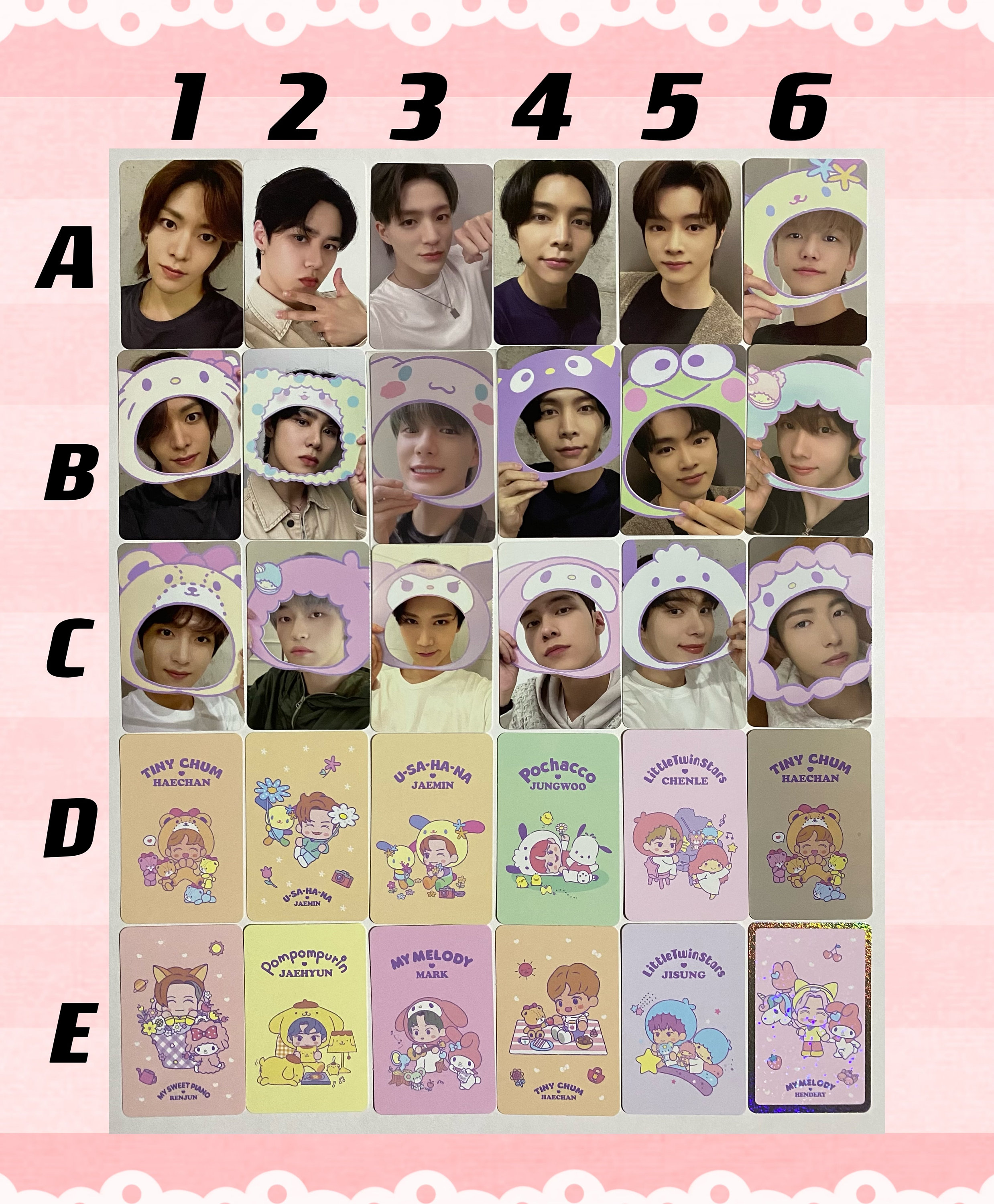 NCT Sanrio Random Trading Card Pop-up Dream 127 Official Photocard
